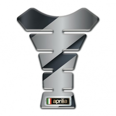 Aprilia Tank Fuse Gray Diagonal Decoration Design 