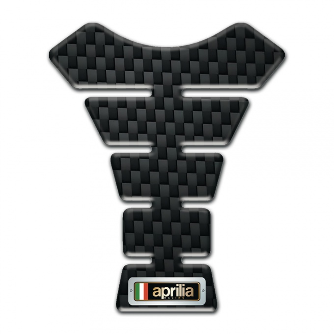 Aprilia Tank Pad Protector Black fibers Decign 