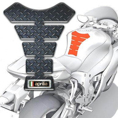 Aprilia Tank Pad Motorbike Rough Effect Design 