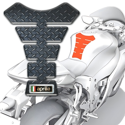 Aprilia Tank Pad Motorbike Rough Effect Design 