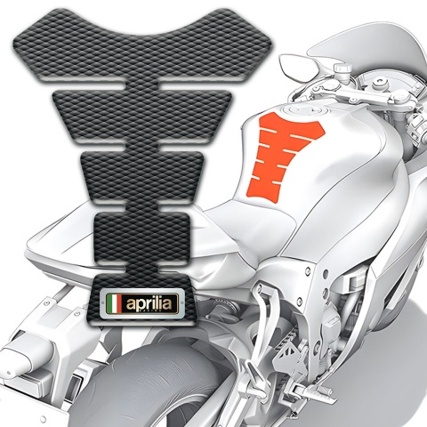 Aprilia Tank Protector Silicone Sticker Dark Design 