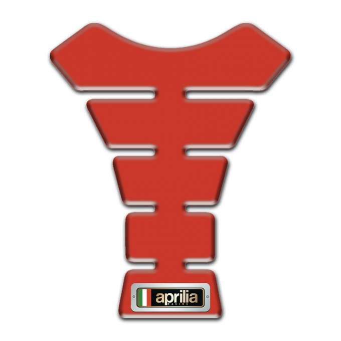 Aprilia Tank Pad Motorbike Red Design 
