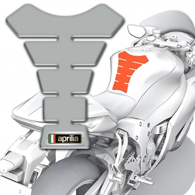 Aprilia Tank Pad Protector Gray Design 
