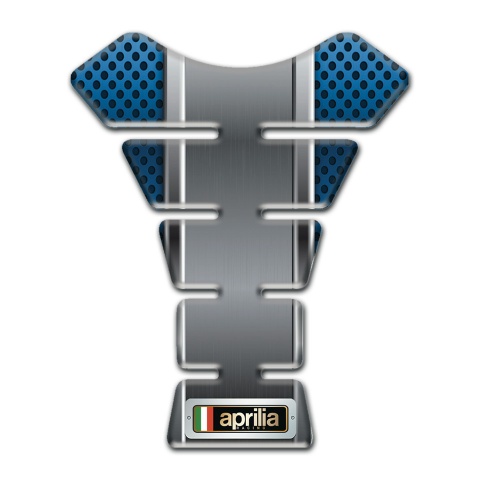 Aprilia Tank Pad Protector Perforated Blue Surface Motive 
