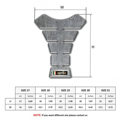 Aprilia Tank Fuse Stone Effect Design 