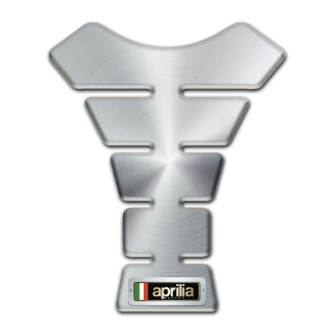 Aprilia Tank Pad Motorbike Silver Design 