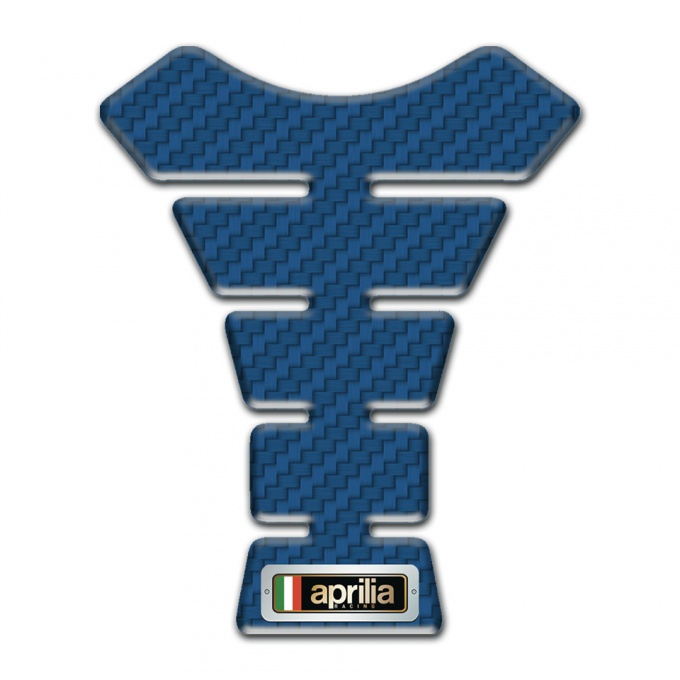 Aprilia Tank Protector Navy Blue Carbon DEsign 