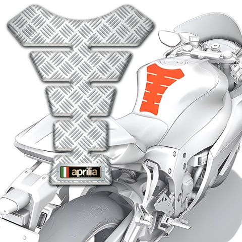 Aprilia Tank Guard Pads Crossed Patterns Design  