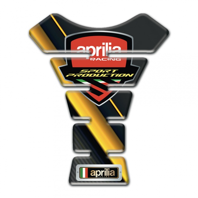 Aprilia Tank Pad Motorbike Yellow Tapes Base Sport Production Logo 