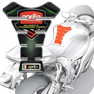 Aprilia Tank Pad Protector Green Shadow edition 