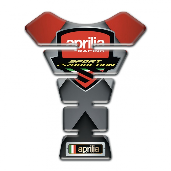Aprilia Tank Fuse Silicone Sticker with Sport Production Logo Style