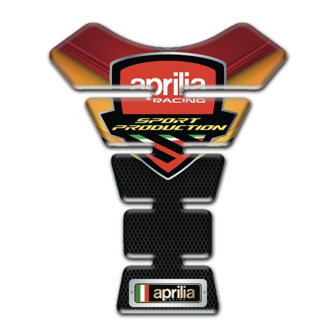 Aprilia Tank Protector Fire Colors Motive and Sport production Logo 