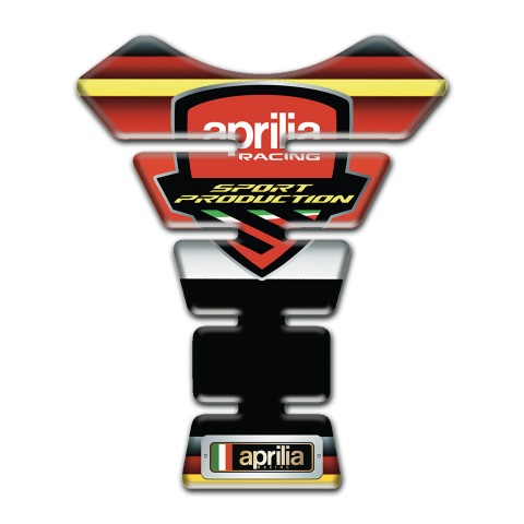 Aprilia Tank Pad Motorbike Colorful Patterns and Racing Logo Design 