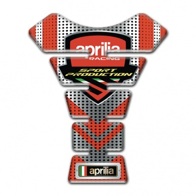 Aprilia Tank Pad Protector Silver Red Edition 
