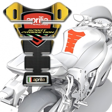 Aprilia Tank Pad Protector Stylish Design Racing Logo 