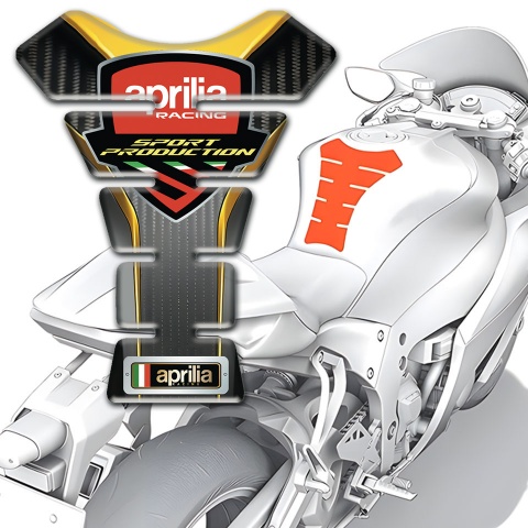 Aprilia Tank Fuse High-Quality Model with Sport Production Edition