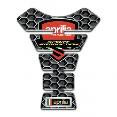 Aprilia Tank Pad Protector Honeycomb Design Racing Logo 