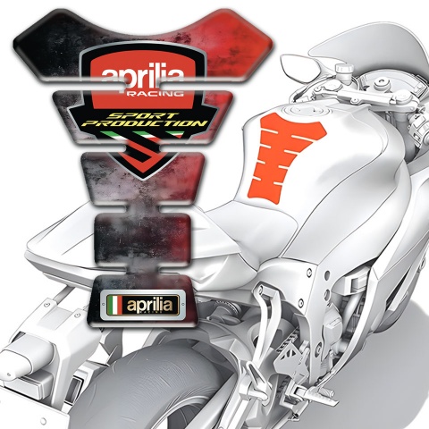 Aprilia Tank Fuse Mixed colors Base and Racing Logo 