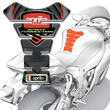 Aprilia Tank Protector Motorcycle Anti Slip Sticker with Stylish Logo 
