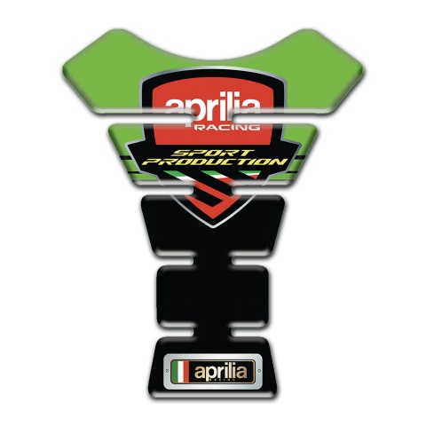 Aprilia Tank Guard Pads Green Black type 