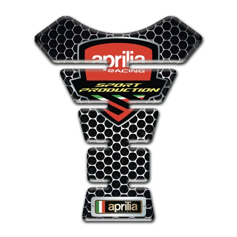 Aprilia Tank Pad Motorbike Perforated Steel Decoration 