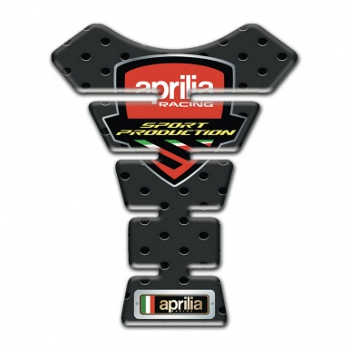Aprilia Tank Protector Model with Perforated Rubber Effect 