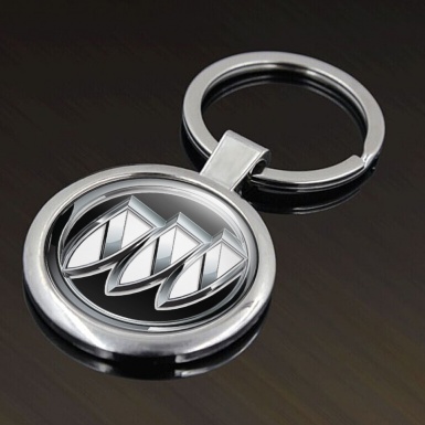 Buick Key Fob Metal Black Chrome Classic Edition
