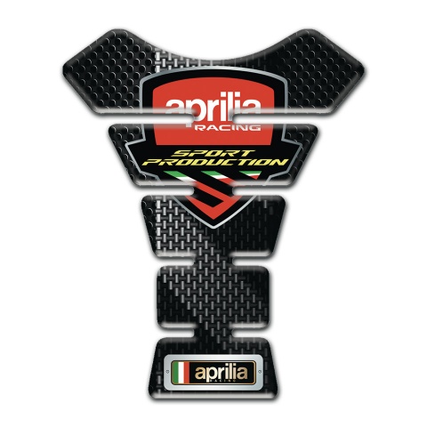Aprilia Tank Protector Black Gray Decoration 
