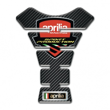 Aprilia Tank Pad Protector Black Carbon Decoration 