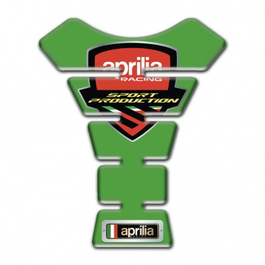 Aprilia Tank Protector Silicone Sticker Green Print 
