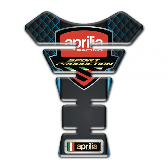 Aprilia Tank Pad Motorbike Neon Mesh background 