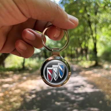 Buick Metal Fob Chain Black Chrome Color Edition
