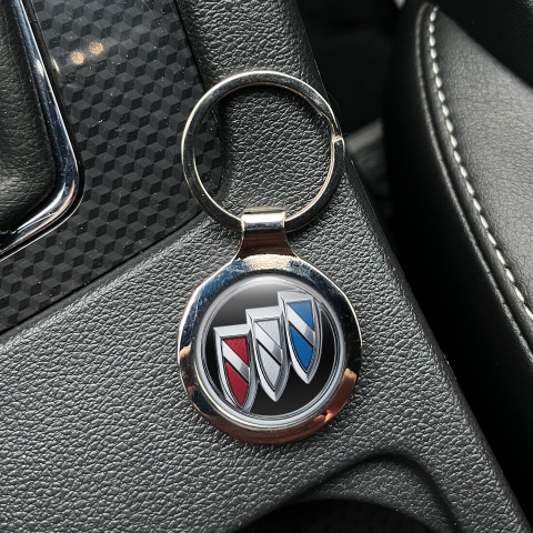 Buick Metal Fob Chain Black Chrome Color Edition