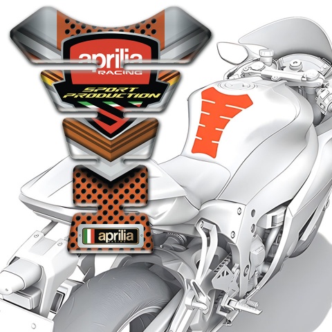 Aprilia Tank Protector Copper Gray Vision 