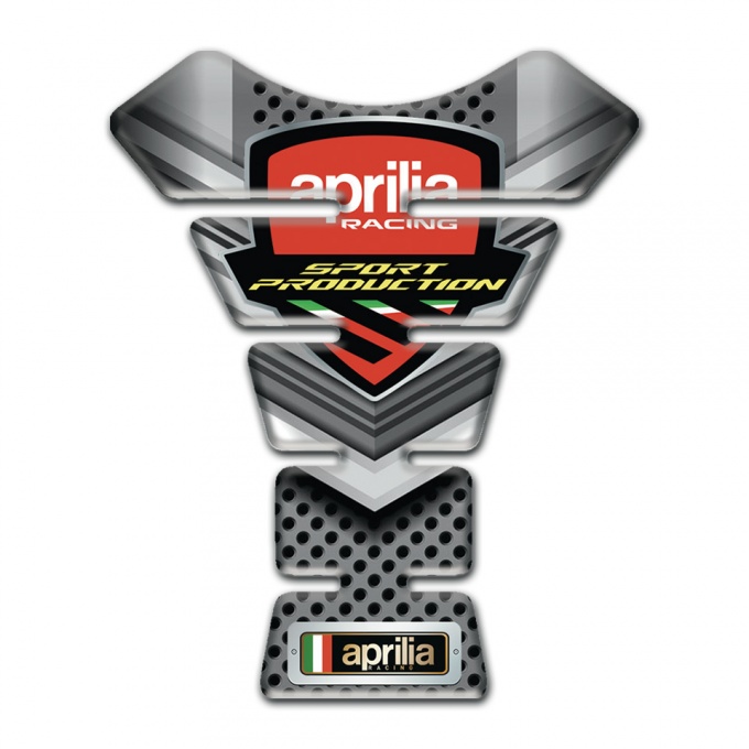 Aprilia Tank Guard Pads Gray Details Decoration 