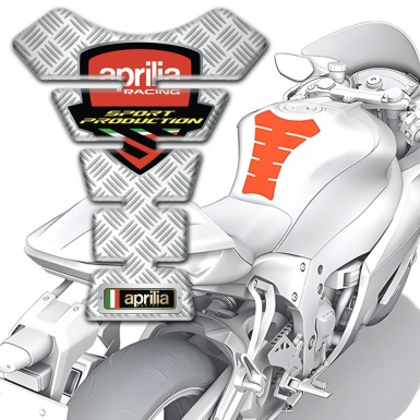Aprilia Tank Guard Pads Crossed patterns Decoration 