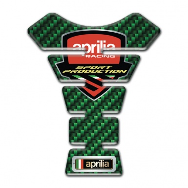 Aprilia Tank Fuse Green Carbon Decoration 