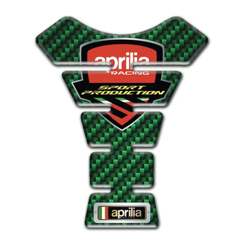 Aprilia Tank Fuse Green Carbon Decoration 