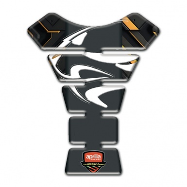 Aprilia Tank Pad Motorbike Stylish Model with Graphite Logo Panel 