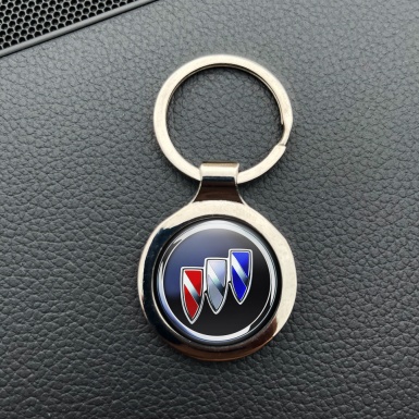 Buick Key Holder Metal Dark Blue Color Logo Design