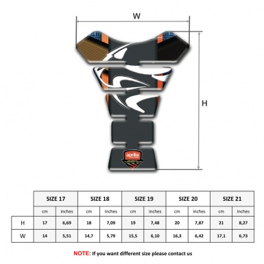 Aprilia Tank Pad Protector Multicolored Background 