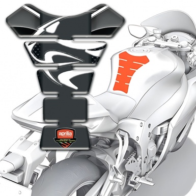 Aprilia Tank Pad Motorbike Tiger Head Logo Style 