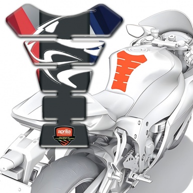 Aprilia Tank Pad Protector Multicolored Patterns Background 