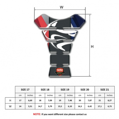 Aprilia Tank Pad Protector Multicolored Patterns Background 