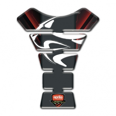 Aprilia Tank Pad Motorbike High-Quality Model with White Logo 