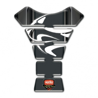 Aprilia Tank Fuse Dark Gray Base Decoration Tiger Head Logo 