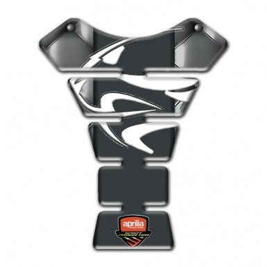 Aprilia  Tank Protector Gray Leather Background Effect