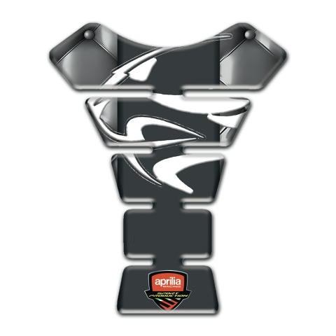 Aprilia  Tank Protector Gray Leather Background Effect