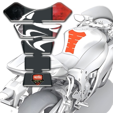 Aprilia Tank Guard Pads Mixed Colors background 