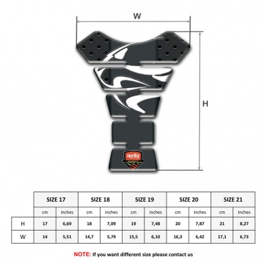 Aprilia Tank Protector Perforated Rubber Background 